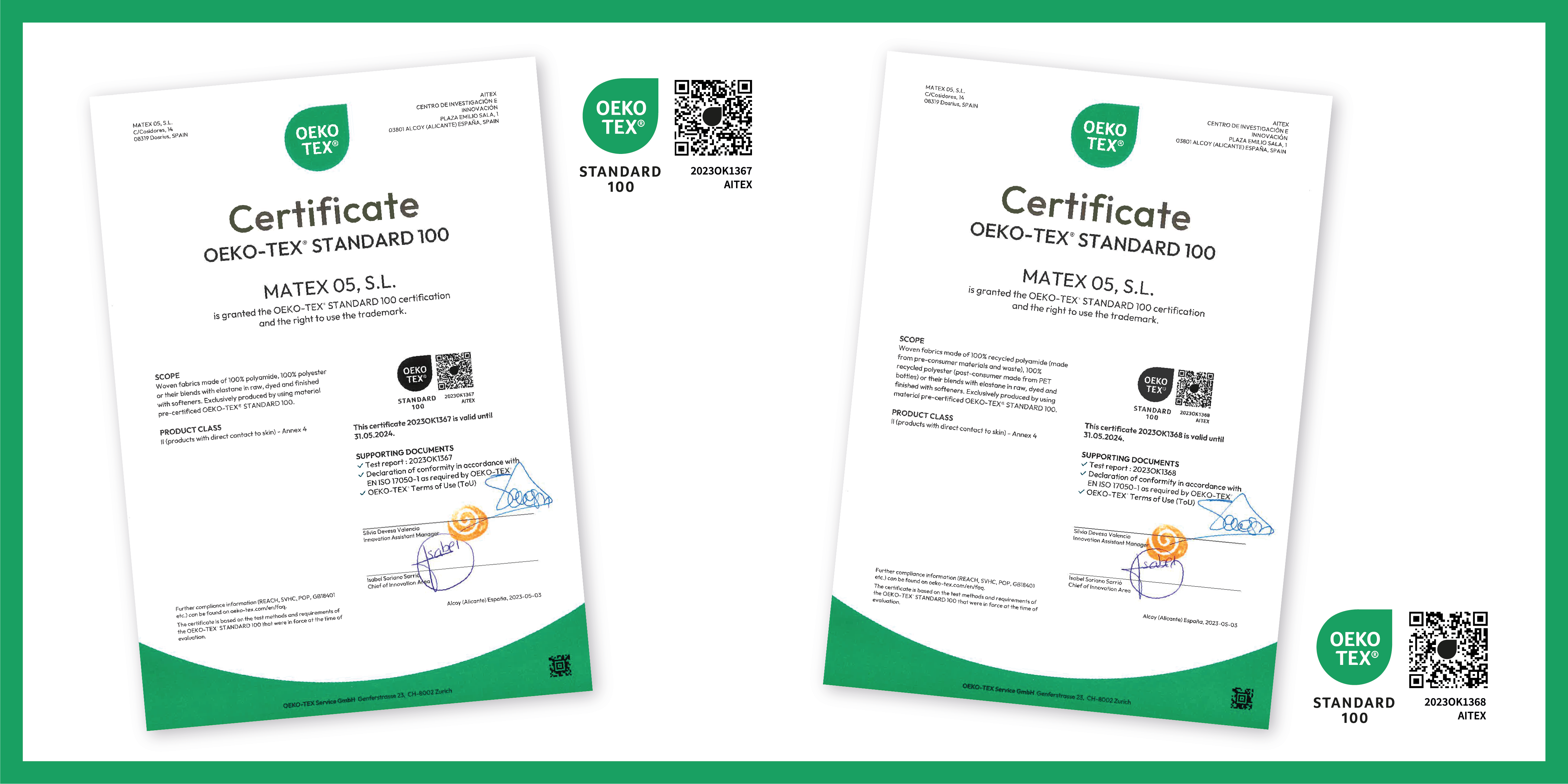 What is OEKO-TEX® Standard 100 Certified ?